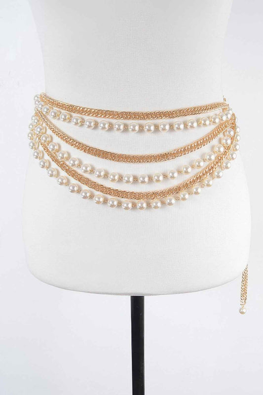 Oversize Layered Chain Belt