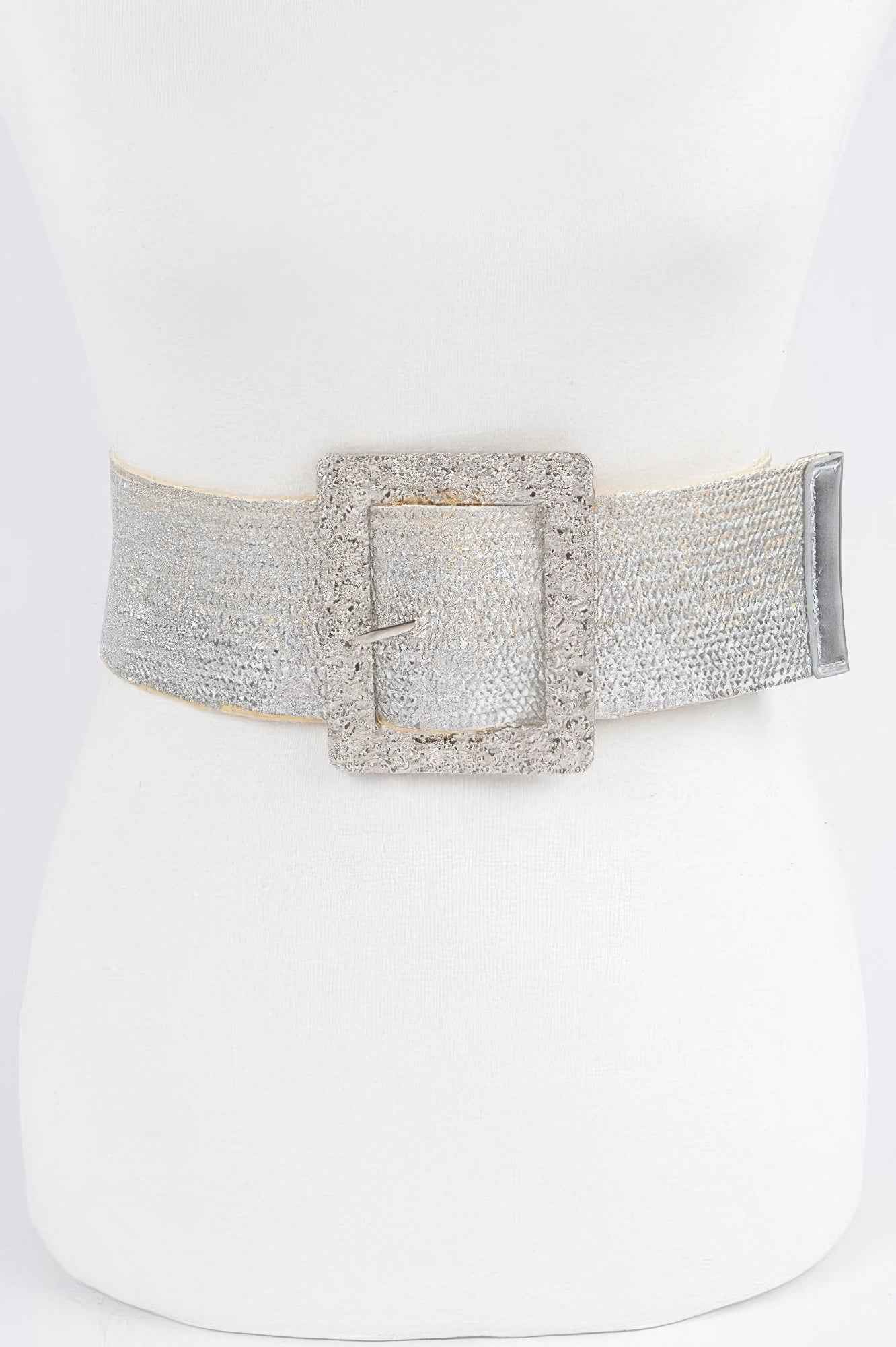 Wide Metal Buckle Plus Size Belt