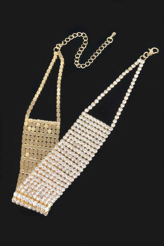 Sparkle Rhinestone Choker Necklace