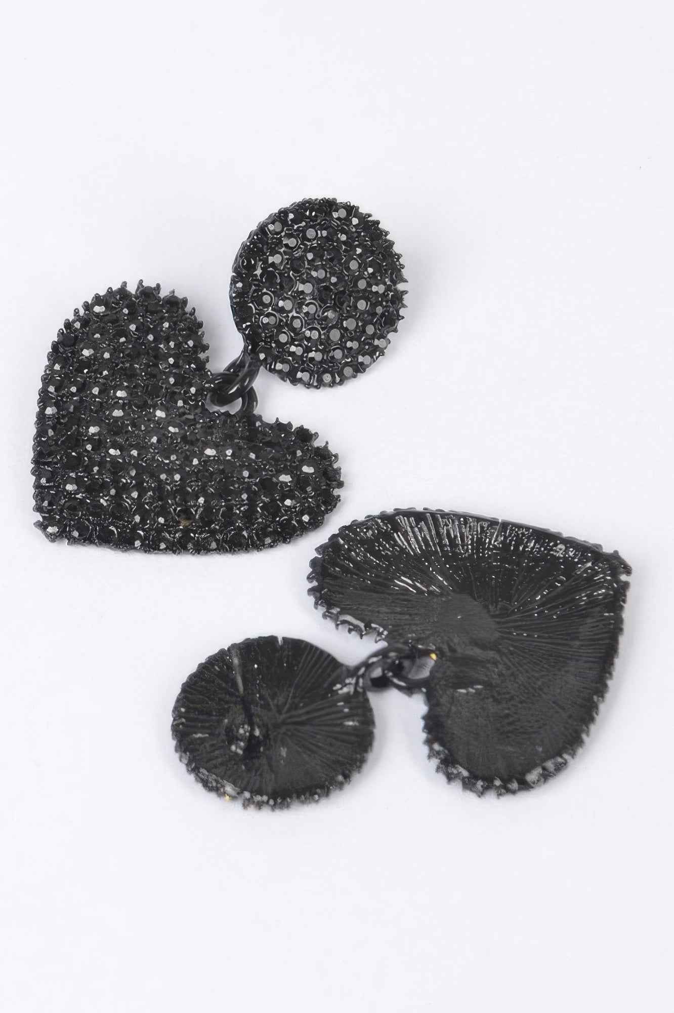 Heart Rhinestone Earrings