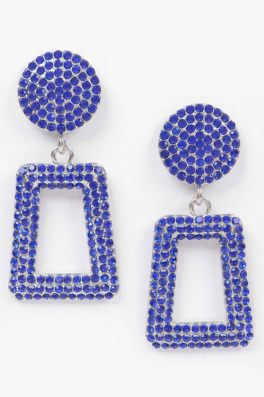 Glittered Beads Drop Earrings