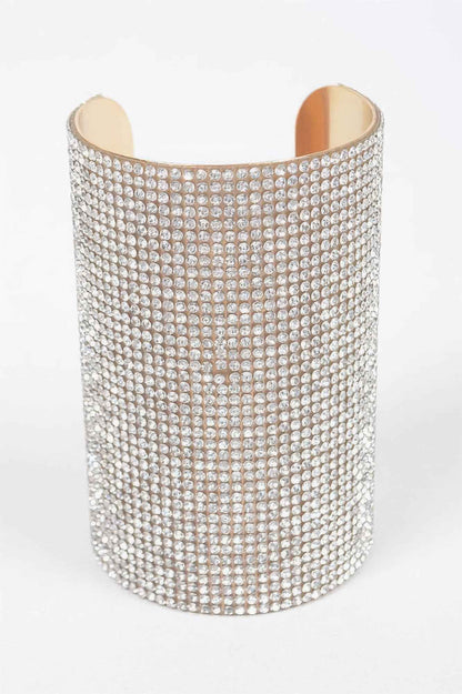 Rhinestone Metal Cuff