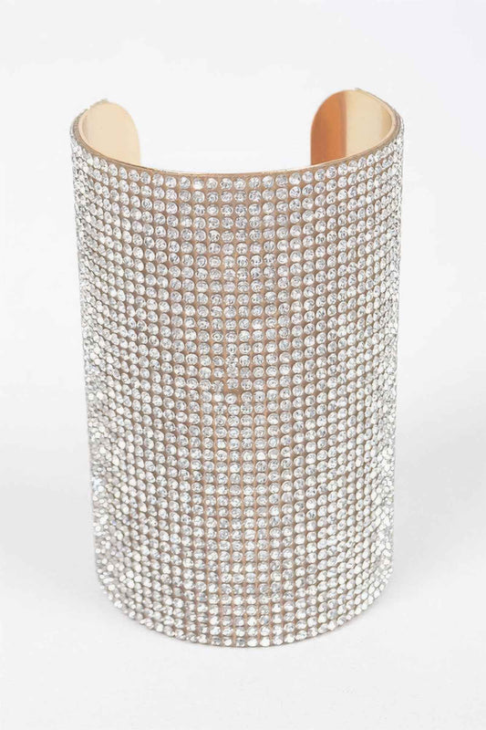 Rhinestone Metal Cuff