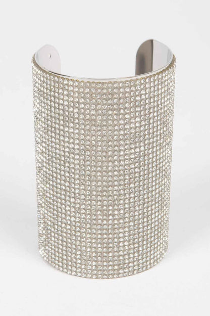 Rhinestone Metal Cuff