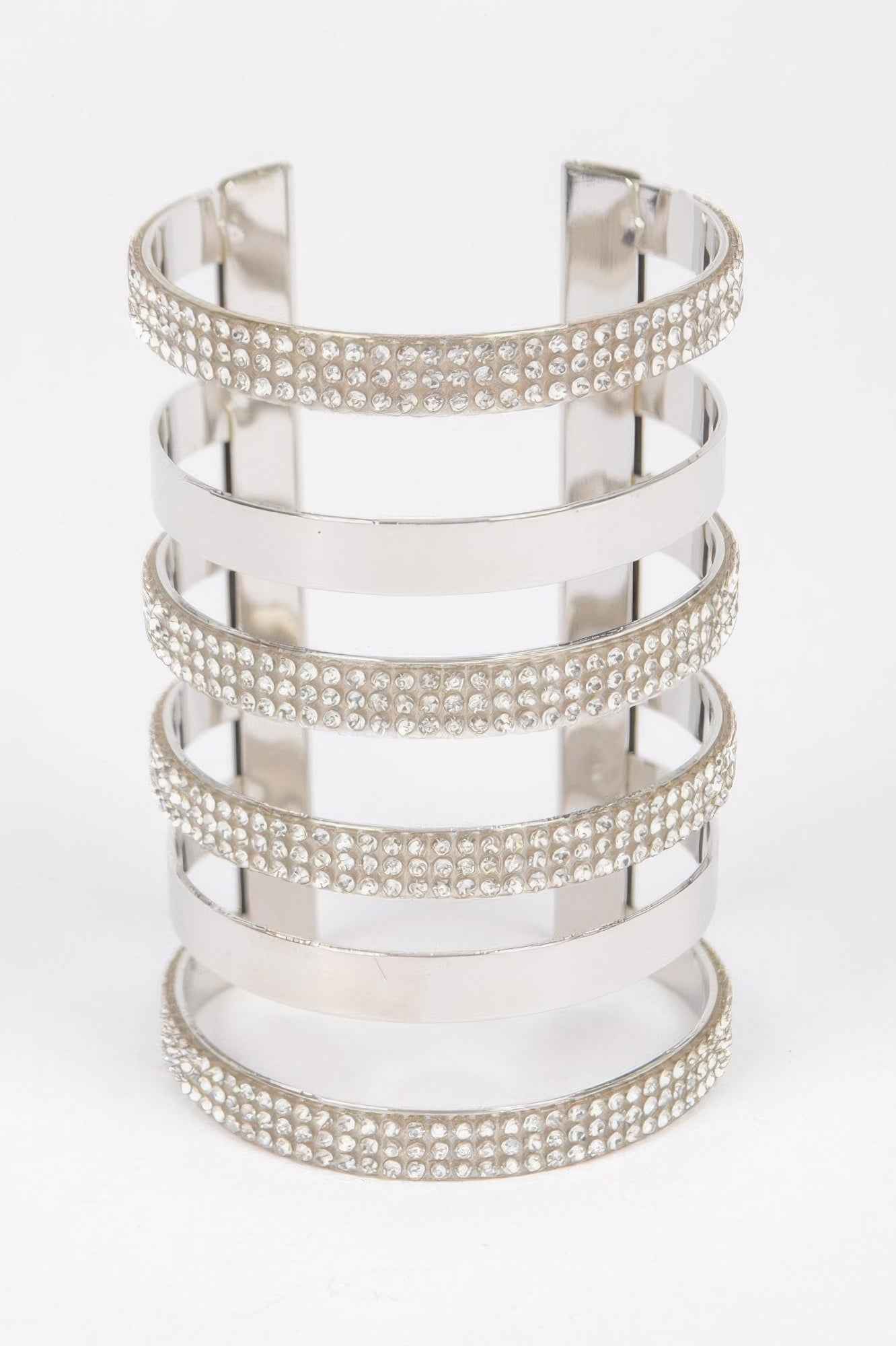 Rhinestone Metal Cuff