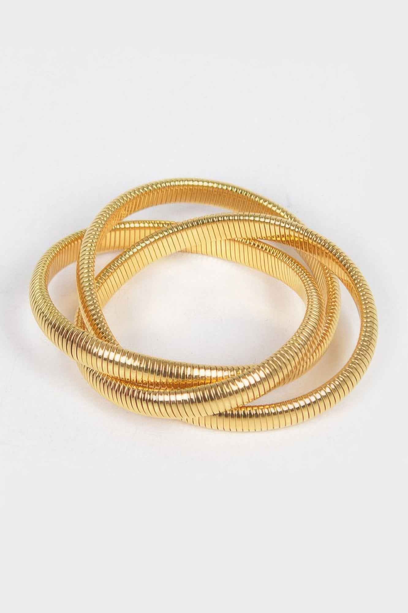 Aluminum Triple Stretch Chain Bracelet