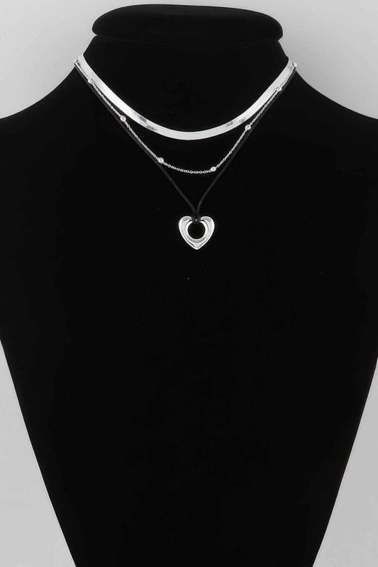 Multi Open Heart Necklace