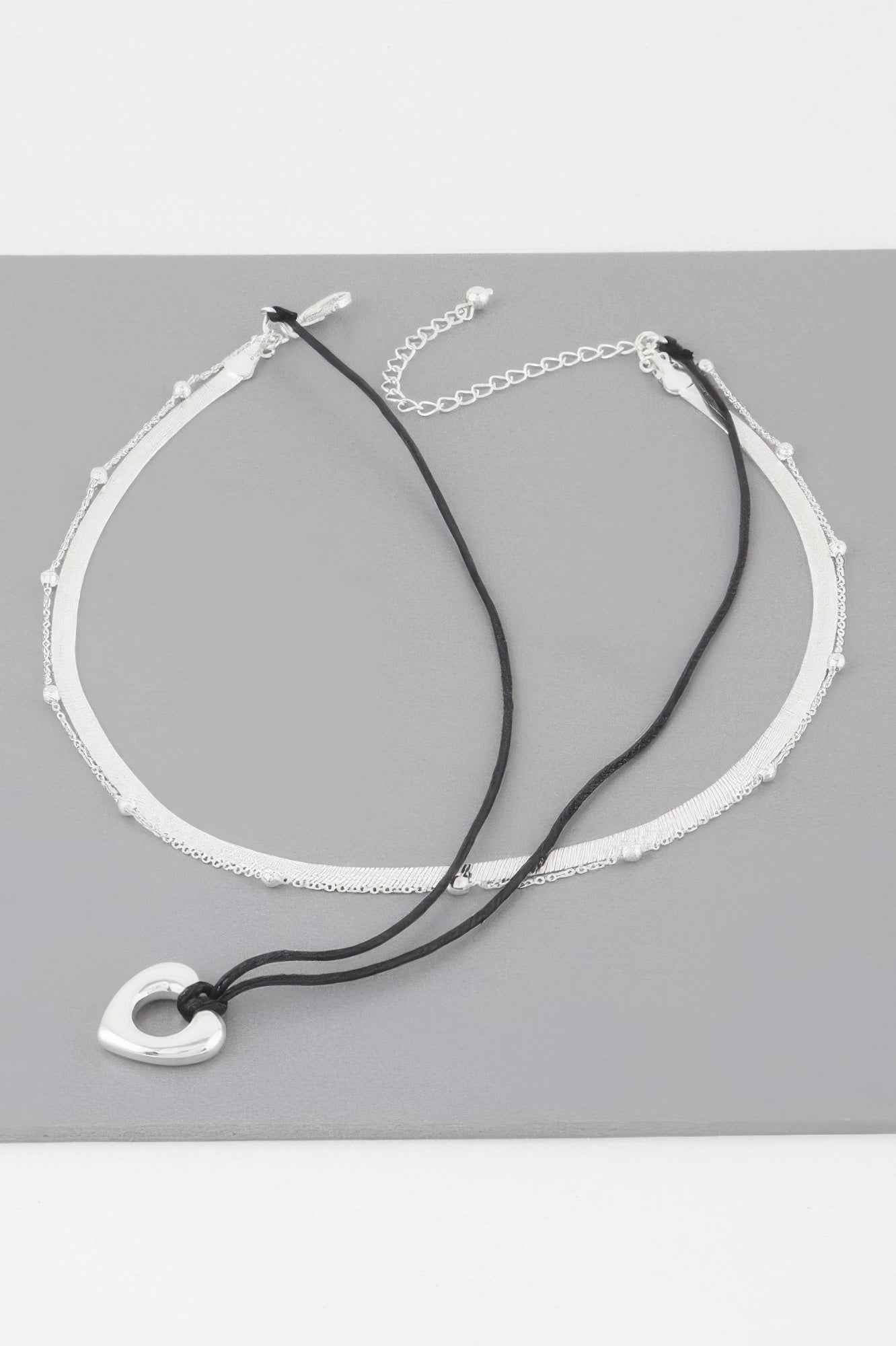 Multi Open Heart Necklace