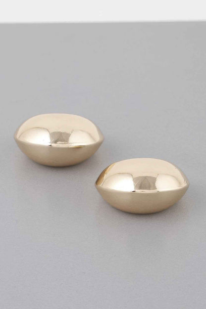 Crescent Moon Hoop Earrings