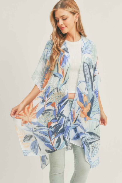 Forest Print Kimono
