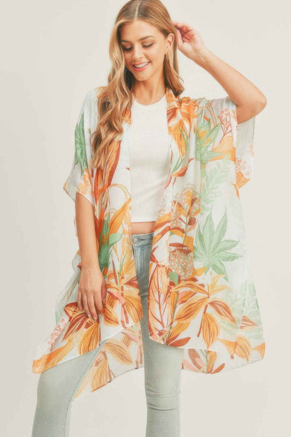 Forest Print Kimono