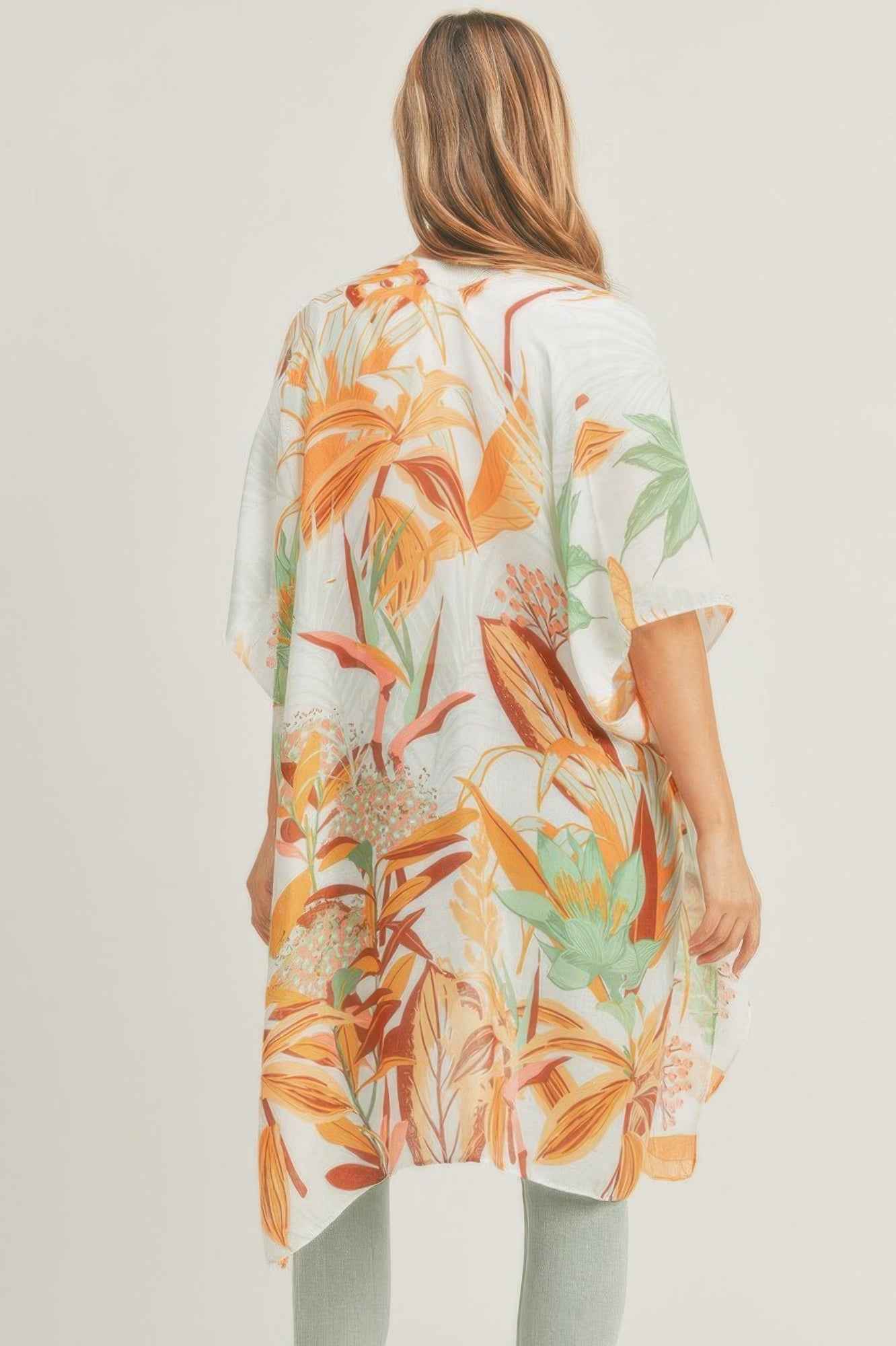 Forest Print Kimono