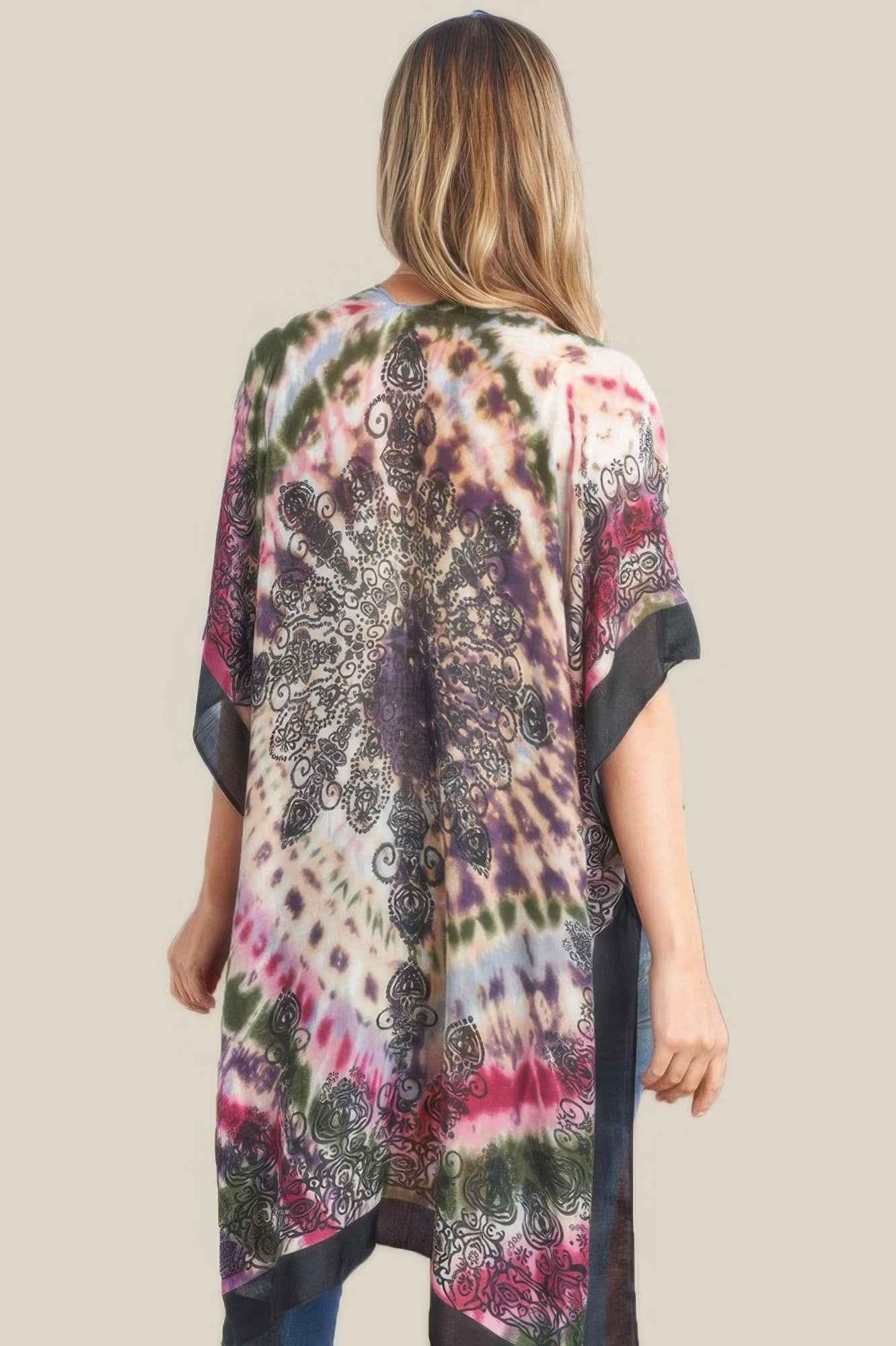 Tie Dye Boho Kimono