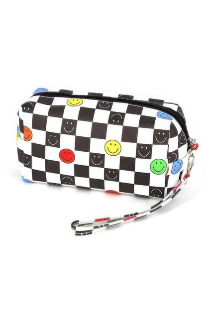 Smile Face Pouch Wristlet