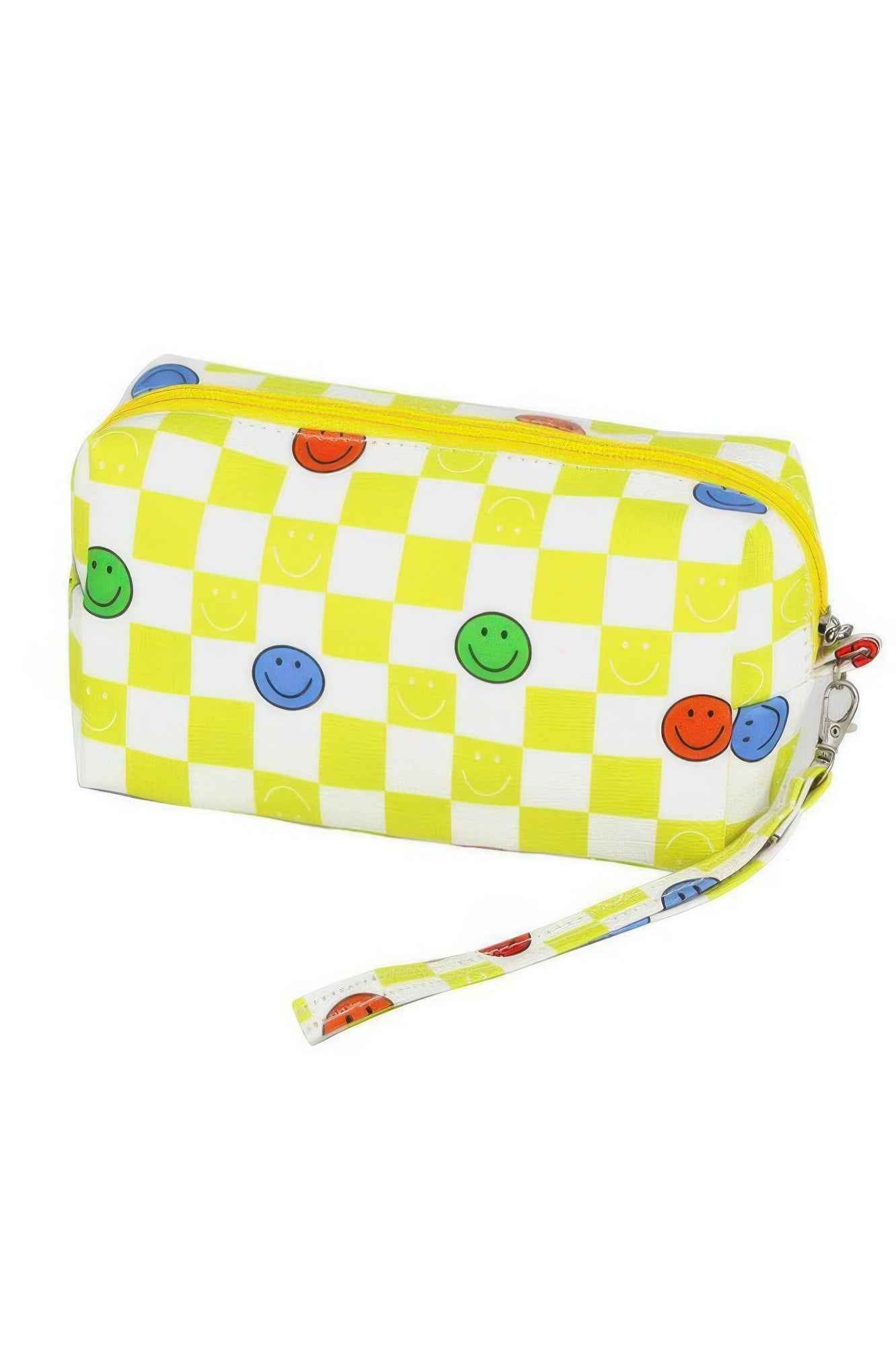 Smile Face Pouch Wristlet