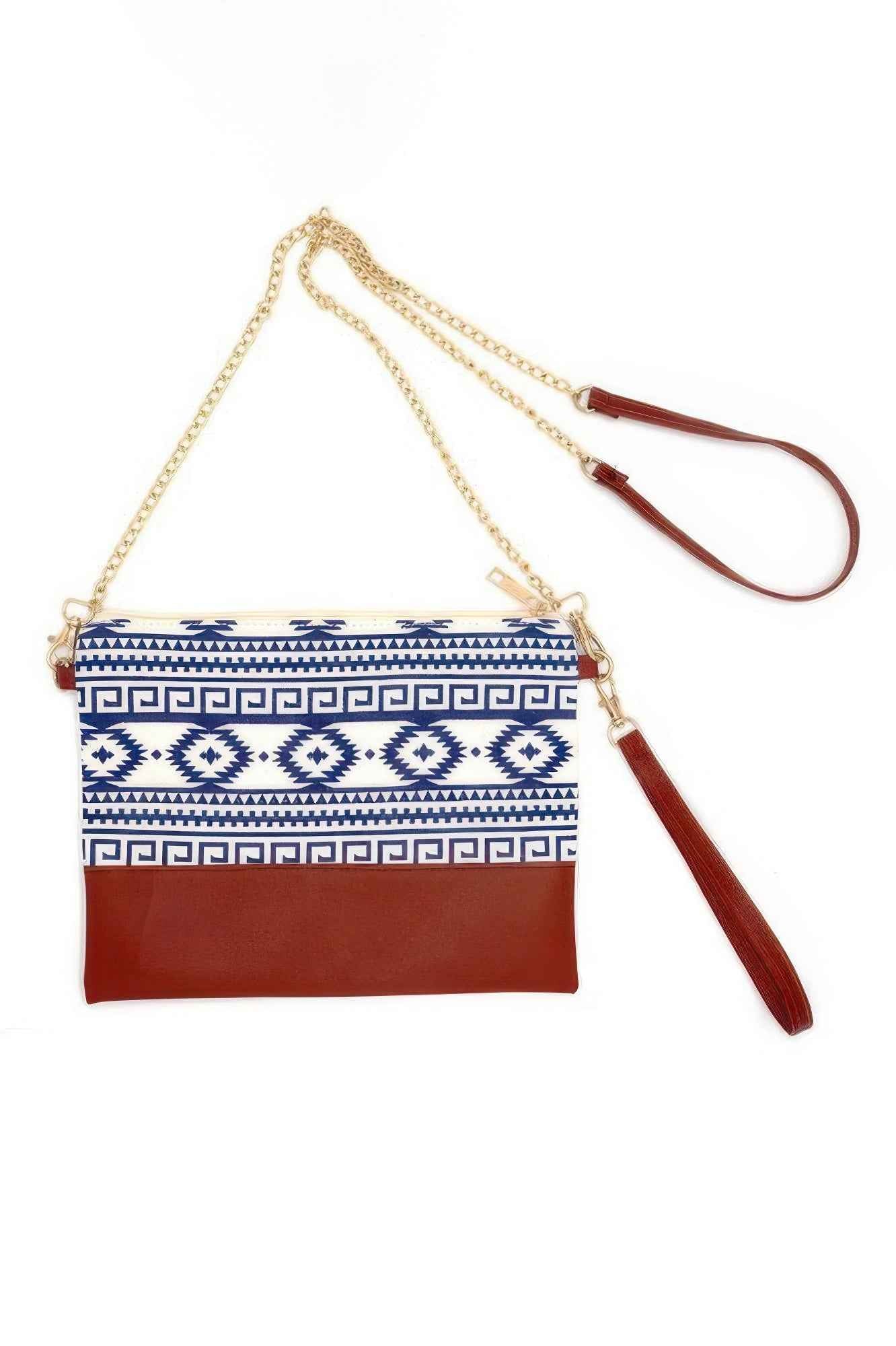 Aztec Crossbody & Wristlet Bag