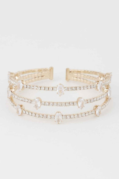 Cubic Rhinestone Bracelets