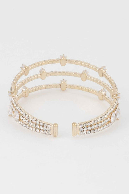 Cubic Rhinestone Bracelets