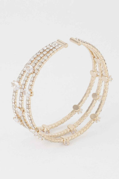 Cubic Rhinestone Bracelets