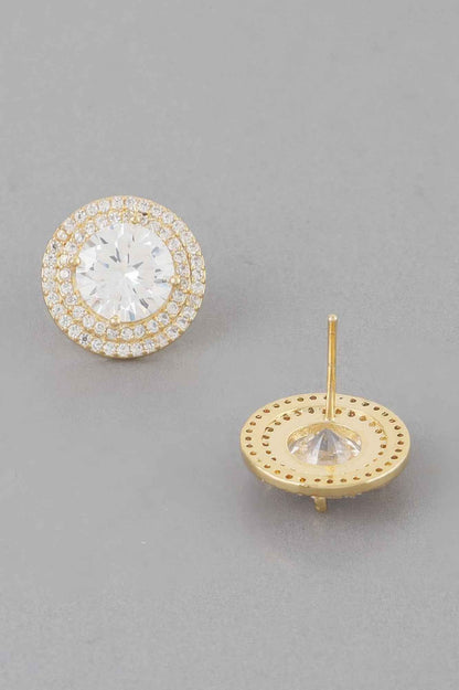 Crystal Rhinestone Stud Earrings