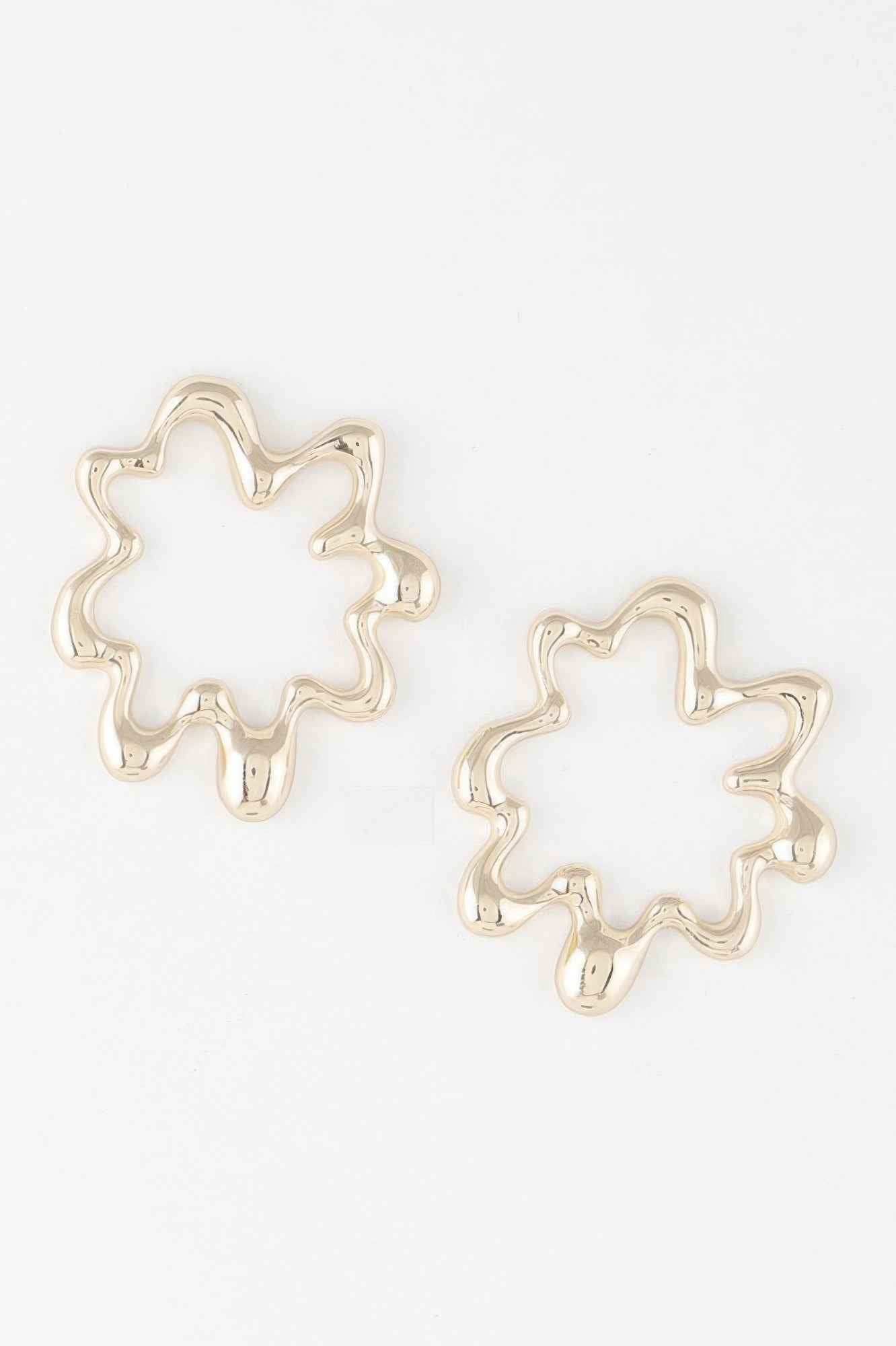 Melting Circular Earrings