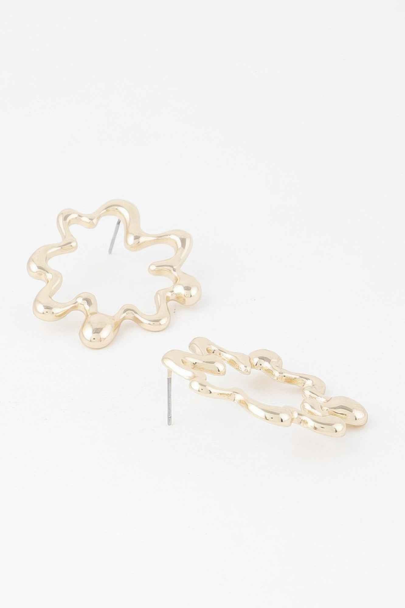 Melting Circular Earrings