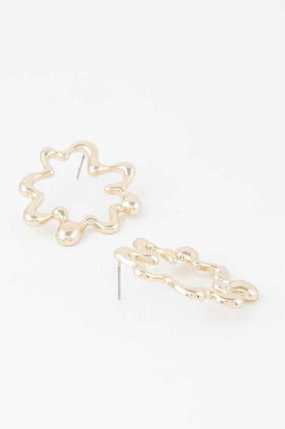 Melting Circular Earrings