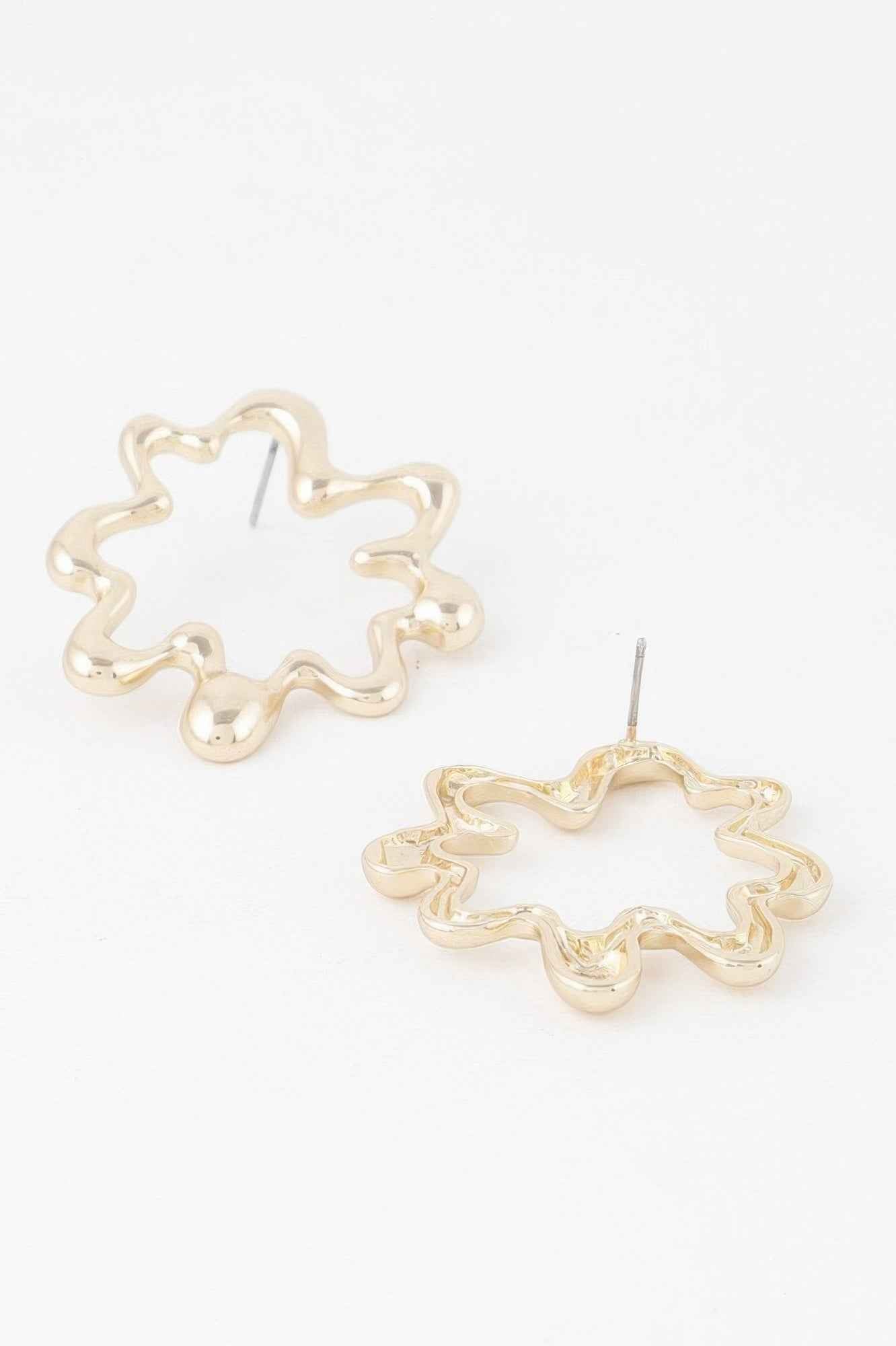 Melting Circular Earrings