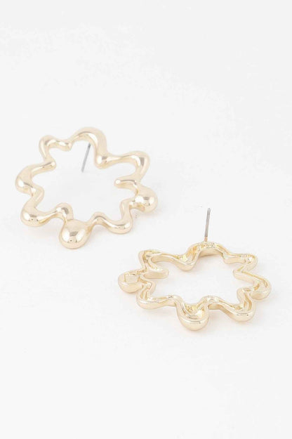 Melting Circular Earrings