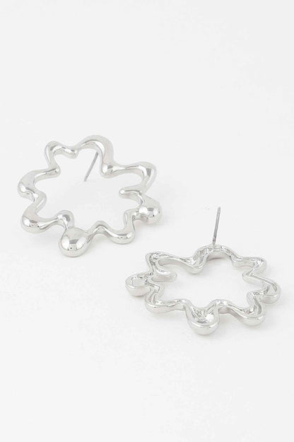Melting Circular Earrings