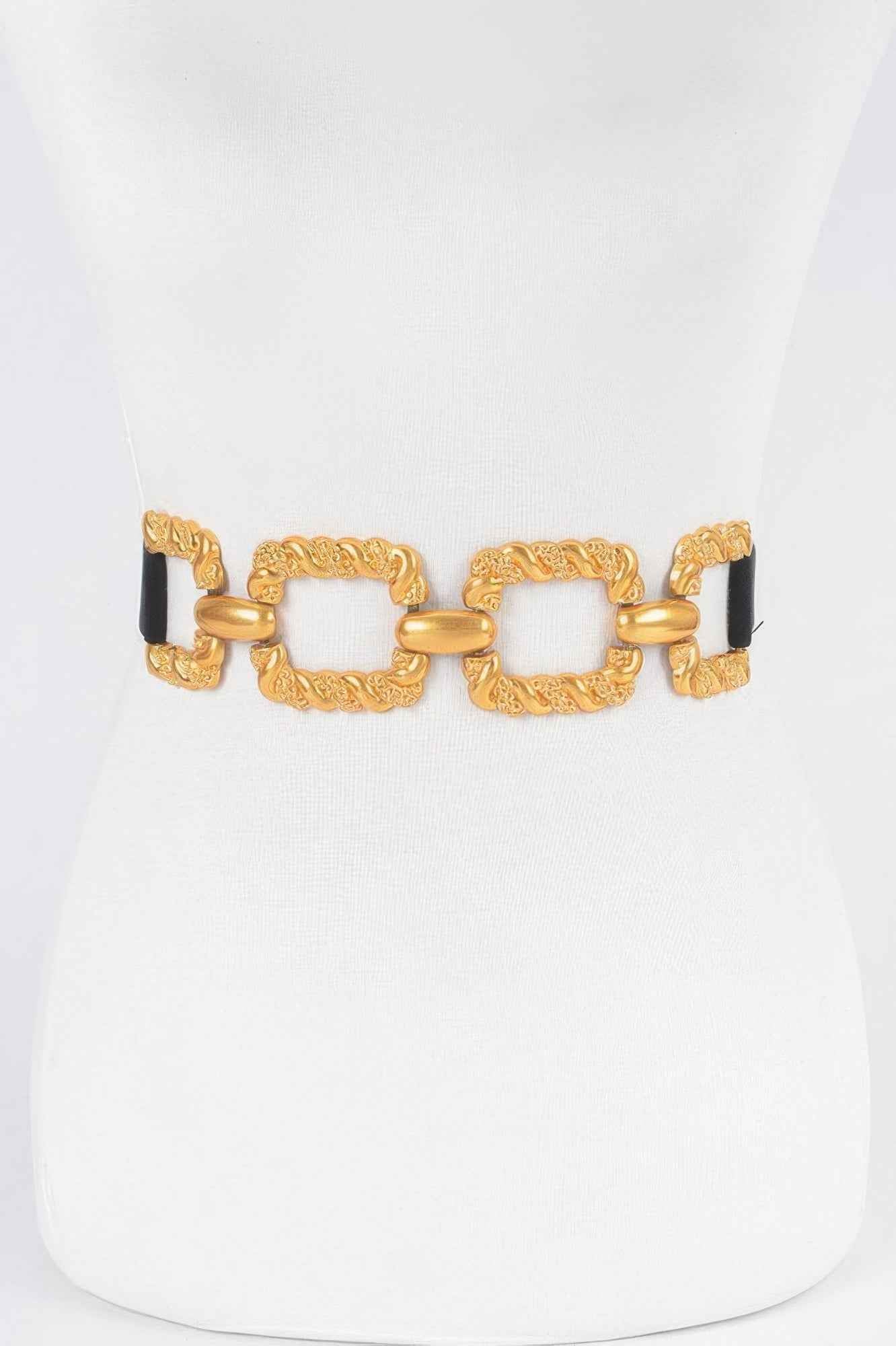 Multi Metal Buckle Elastic Belt