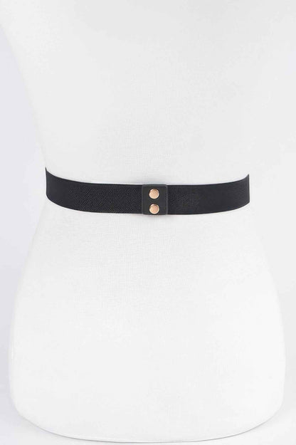 Multi Metal Buckle Elastic Belt