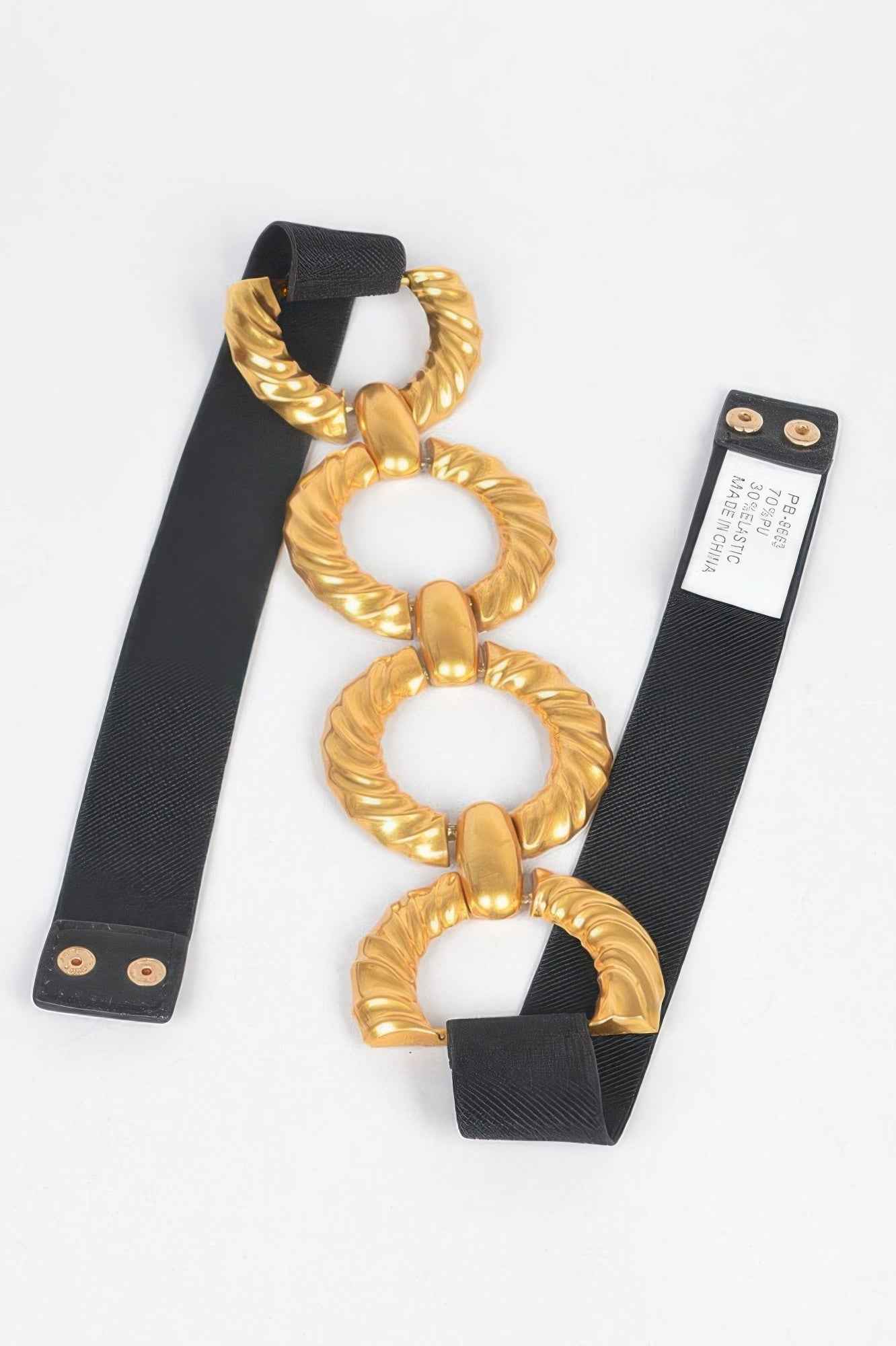 Multi Metal Buckle Elastic Belt