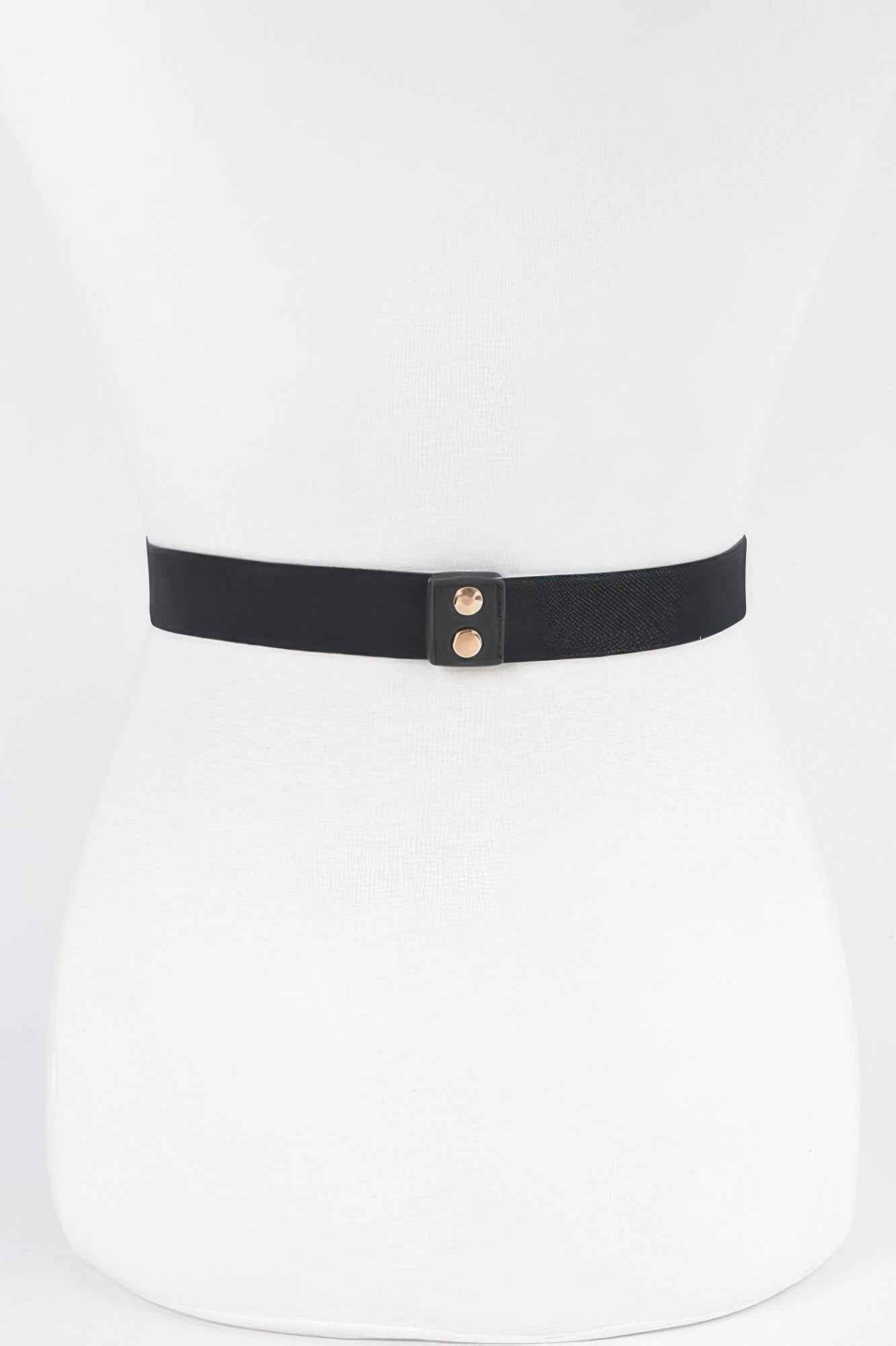 Multi Metal Buckle Elastic Plus Size Belt