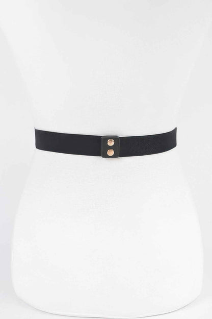 Multi Metal Buckle Elastic Plus Size Belt