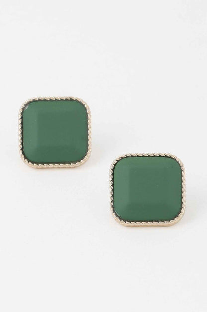 Antique Twisted Cubic Earrings