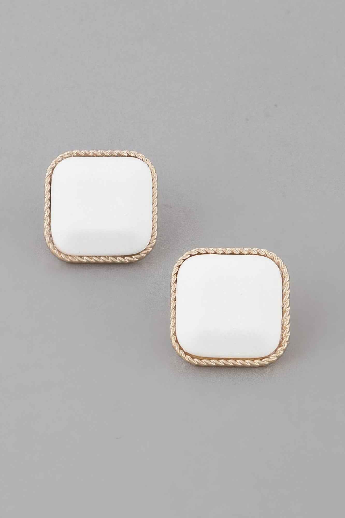 Antique Twisted Cubic Earrings