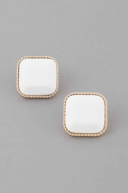 Antique Twisted Cubic Earrings