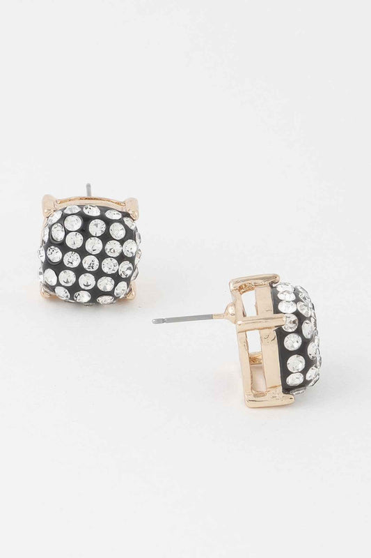 Glitter Studded Cubic Earrings