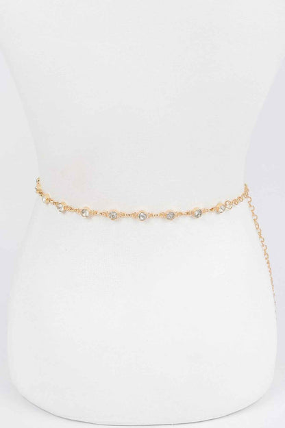 Stone Chain Layered Belt