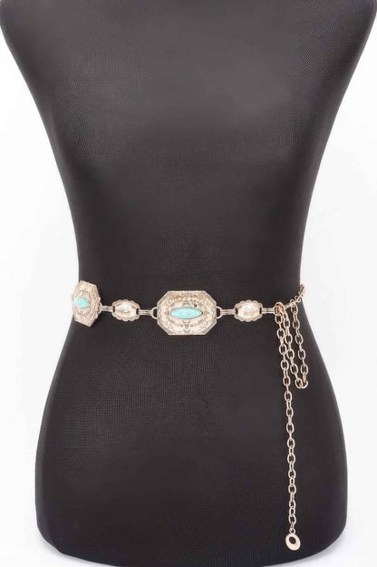 Western Turquoise Chain Belt