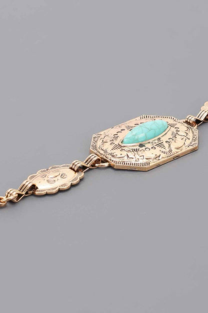 Western Turquoise Chain Belt