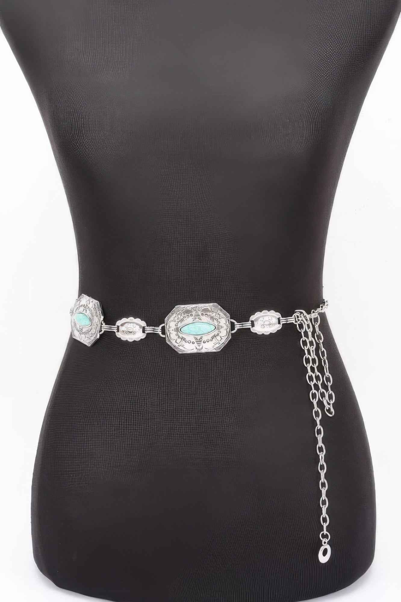 Western Turquoise Chain Belt