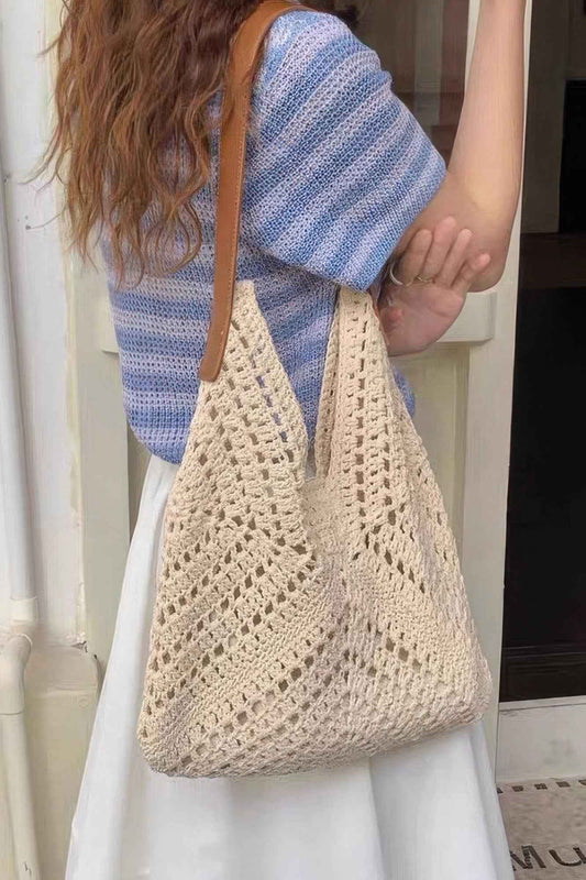 Crochet Shoulder Bag With Pouch