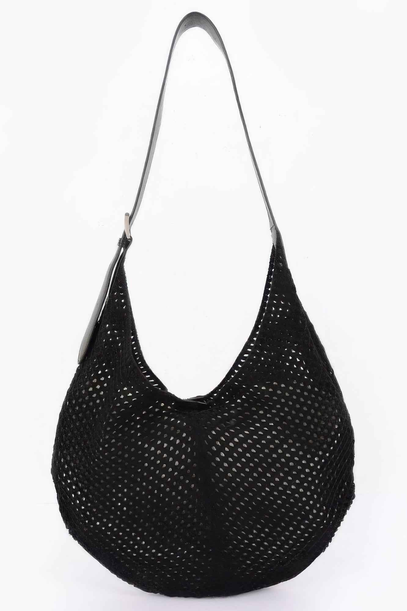 Mesh Crochet Shoulder With Pouch