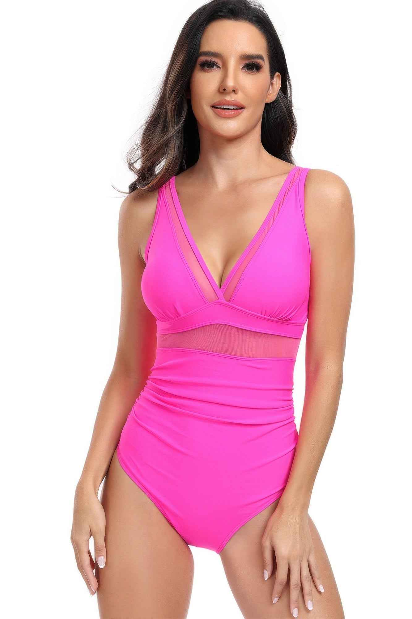 Printed Puff Sleeve Shirt With Line Pattern