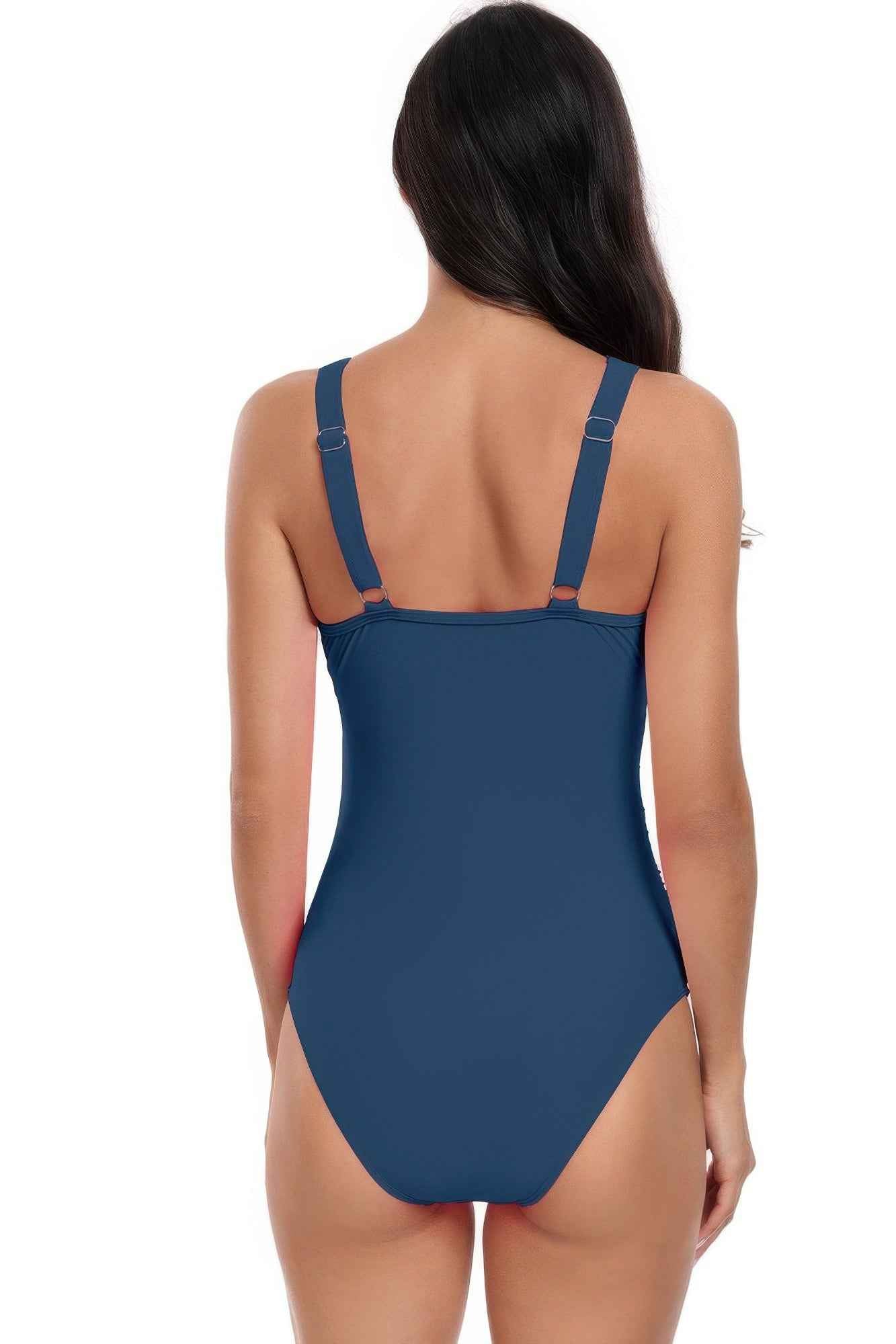 Printed Puff Sleeve Shirt With Line Pattern