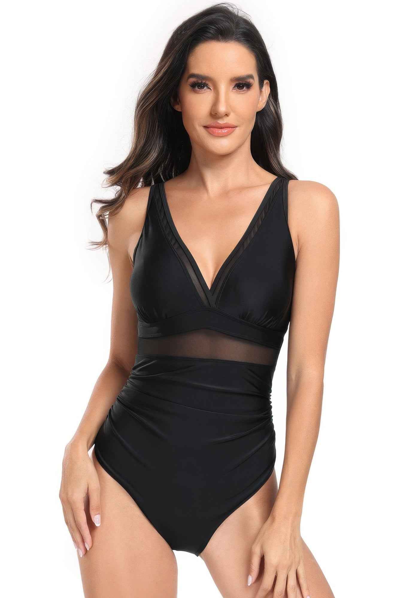 Printed Puff Sleeve Shirt With Line Pattern