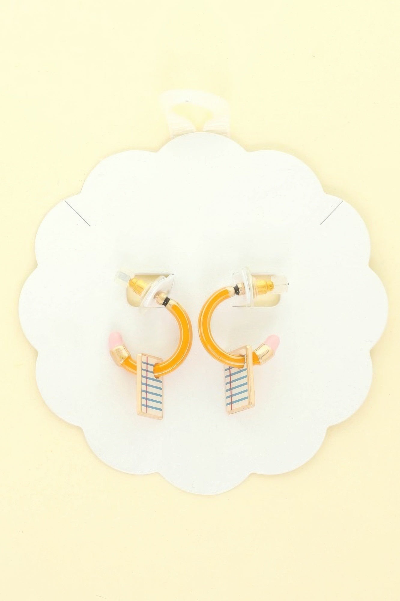 School Pencil Notebook Cuff Earrings - It's a Girly Place