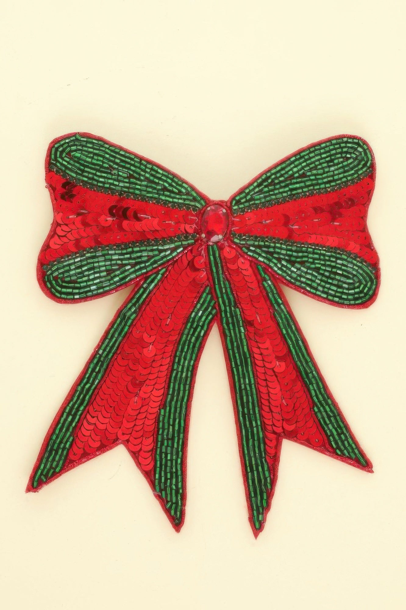 Christmas Ribbon Bow Barrette Hair Clip - It's a Girly Place